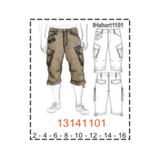 MOLDE SHORTS NIÑO