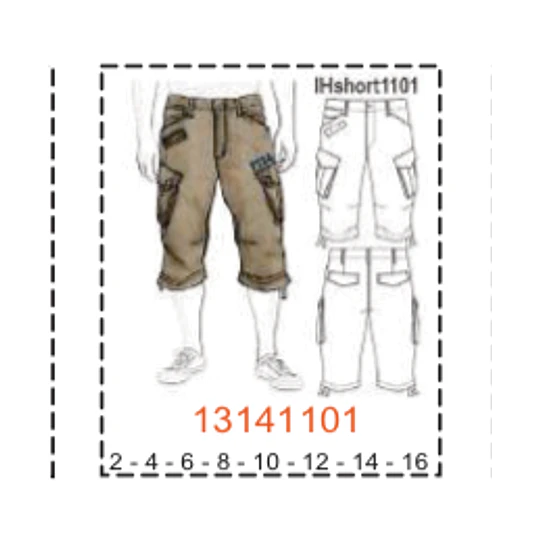 MOLDE SHORTS NIÑO