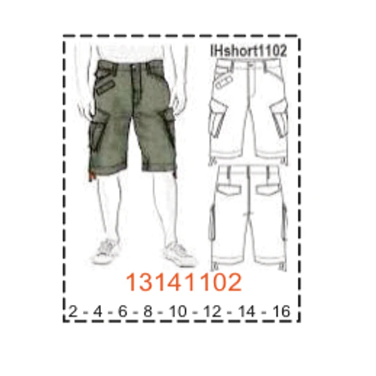 MOLDE SHORTS NIÑO