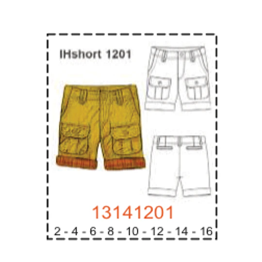 MOLDE SHORTS NIÑO