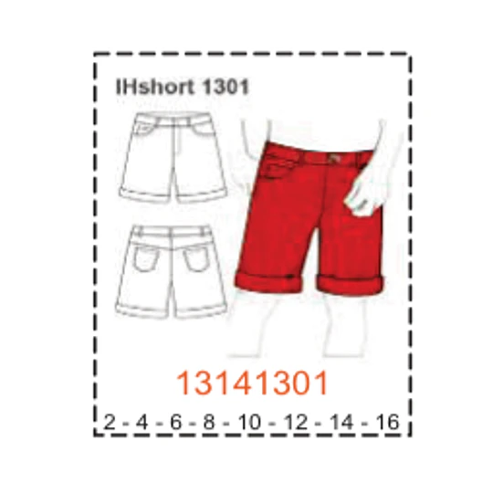 MOLDE SHORTS NIÑO