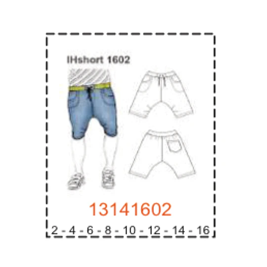 MOLDE SHORTS NIÑO