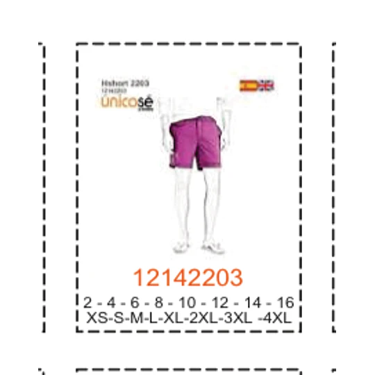 MOLDE SHORTS NIÑO