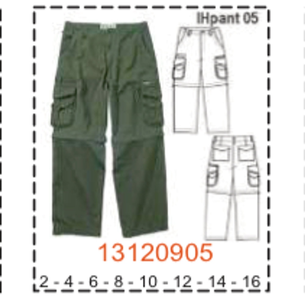 MOLDE PANTALONES NIÑO - 1