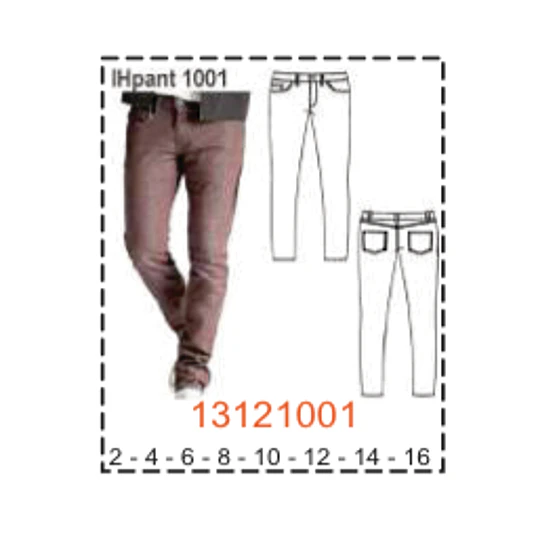 MOLDE PANTALONES NIÑO - 1