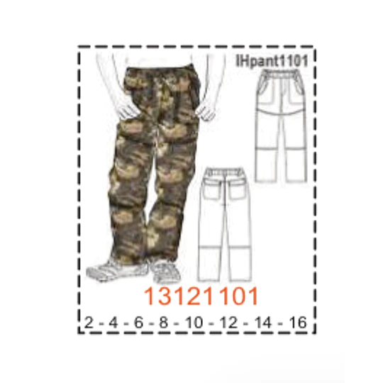 MOLDE PANTALONES NIÑO - 1
