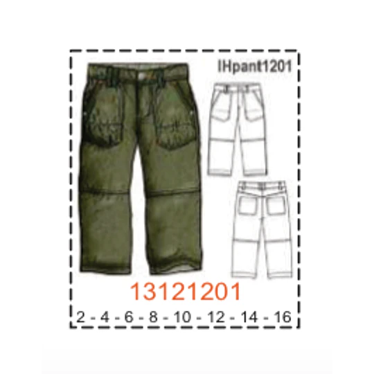MOLDE PANTALONES NIÑO - 1