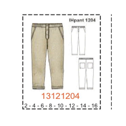 MOLDE PANTALONES NIÑO - 1