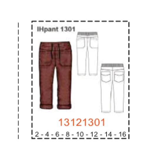 MOLDE PANTALONES NIÑO - 1