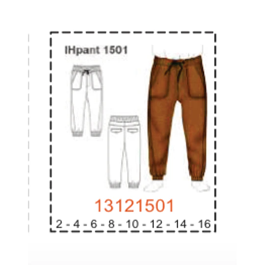 MOLDE PANTALONES NIÑO - 1