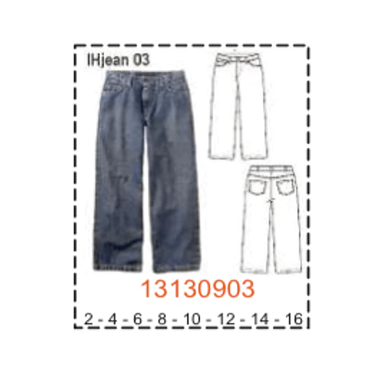 MOLDE PANTALONES NIÑO - 1