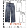 MOLDE PANTALONES NIÑO - 1