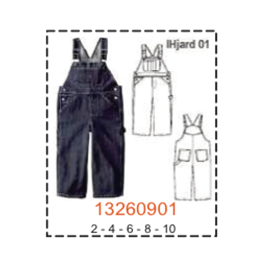 MOLDE PANTALONES NIÑO - 1