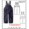 MOLDE PANTALONES NIÑO - 1