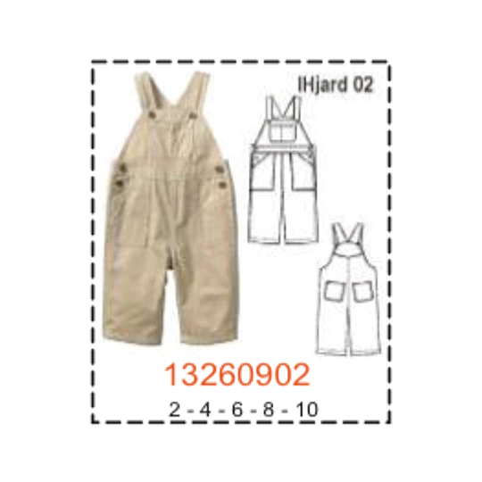 MOLDE PANTALONES NIÑO - 1
