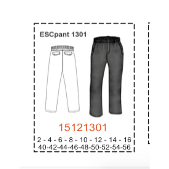 MOLDE PANTALONES NIÑO - 1