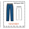 MOLDE PANTALONES NIÑO - 1