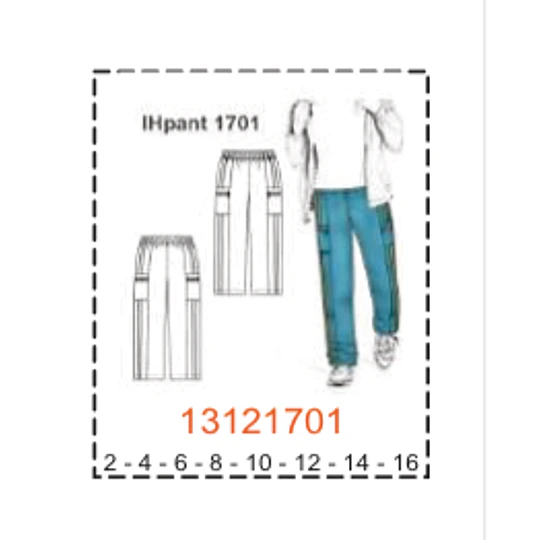 MOLDE PANTALONES NIÑO - 1