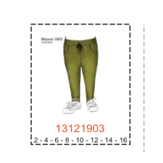 MOLDE PANTALONES NIÑO - 1