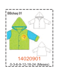 MOLDE CHAQUETAS BEBE