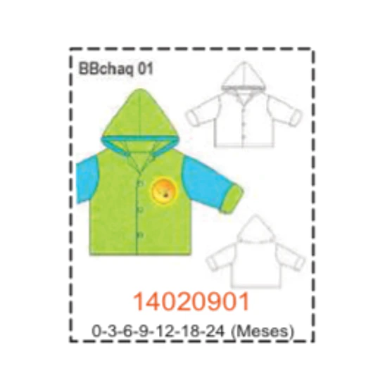 MOLDE CHAQUETAS BEBE