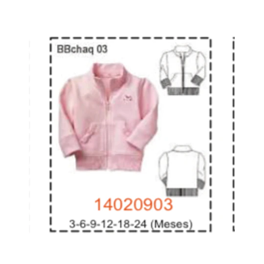 MOLDE CHAQUETAS BEBE