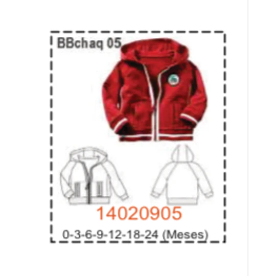 MOLDE CHAQUETAS BEBE