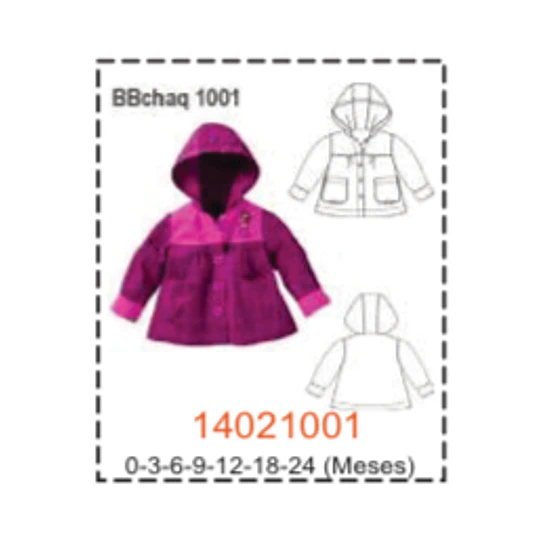 MOLDE CHAQUETAS BEBE