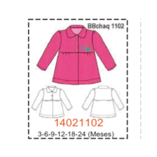 MOLDE CHAQUETAS BEBE