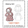 MOLDE CHAQUETAS BEBE