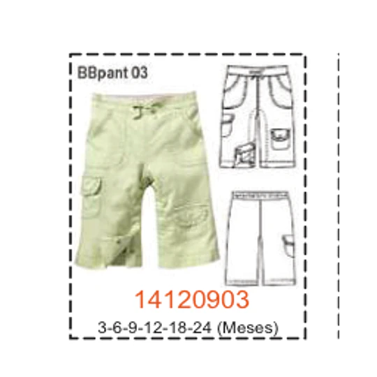 MOLDE PANTALONES BEBE