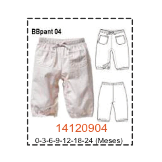 MOLDE PANTALONES BEBE