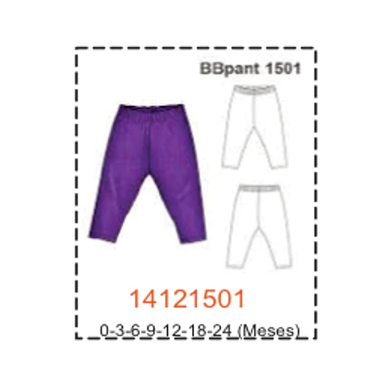 MOLDE PANTALONES BEBE