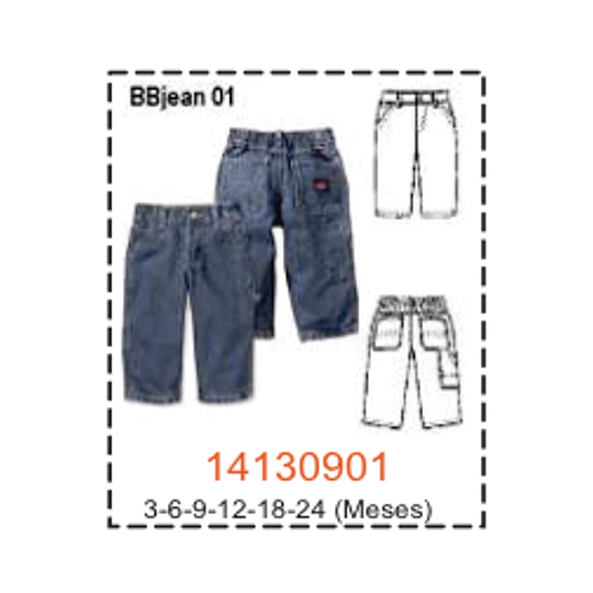 MOLDE PANTALONES BEBE