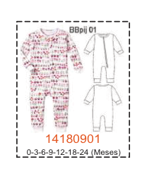 MOLDE PIJAMAS BEBE