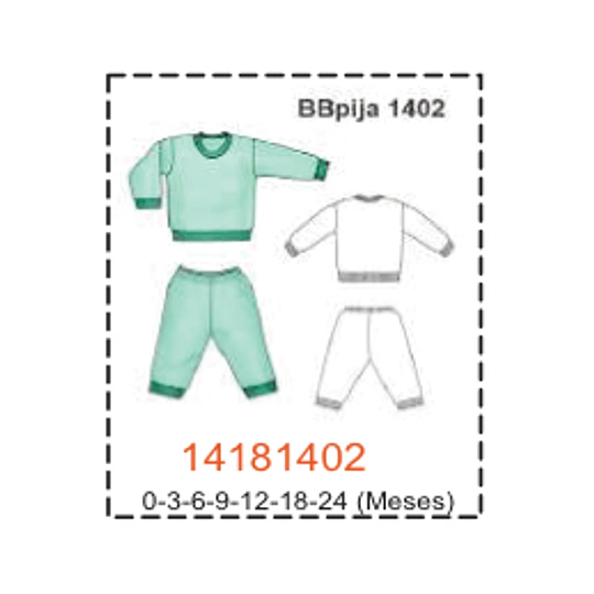 MOLDE PIJAMAS BEBE 