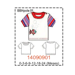 MOLDE POLERAS BEBE