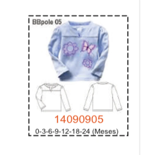 MOLDE POLERAS BEBE