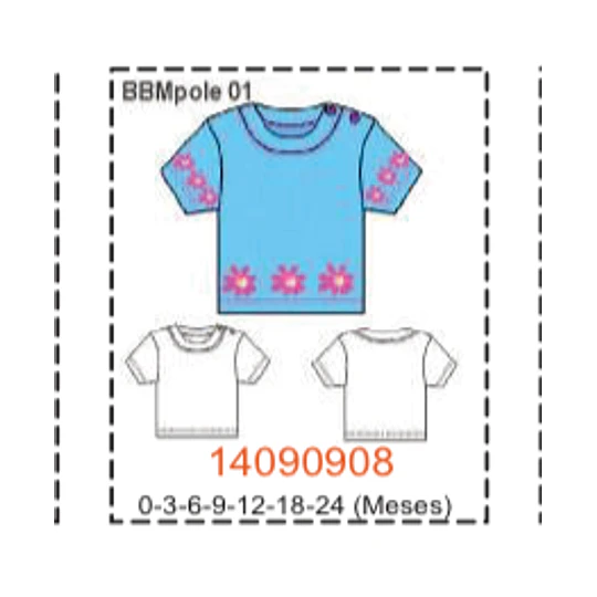 MOLDE POLERAS BEBE