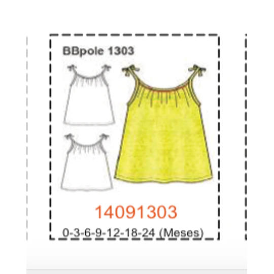 MOLDE POLERAS BEBE