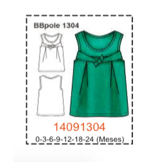 MOLDE POLERAS BEBE
