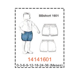 MOLDE SHORTS BEBE