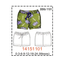 MOLDE TRAJE DE BAÑO BEBE 
