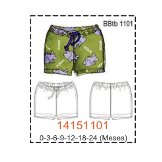 MOLDE TRAJE DE BAÑO BEBE 