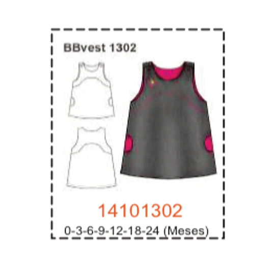 MOLDE VESTIDOS BEBE