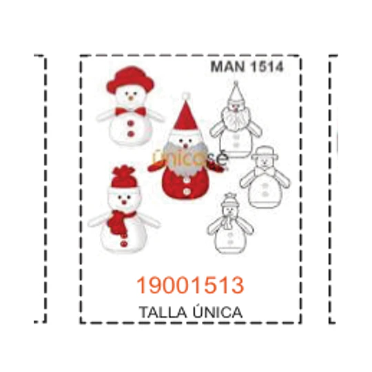 MOLDES MANUALIDADES - NAVIDAD