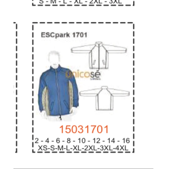 MOLDE ESCOLAR PARKAS