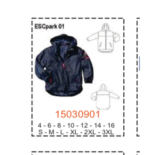 MOLDE ESCOLAR PARKAS