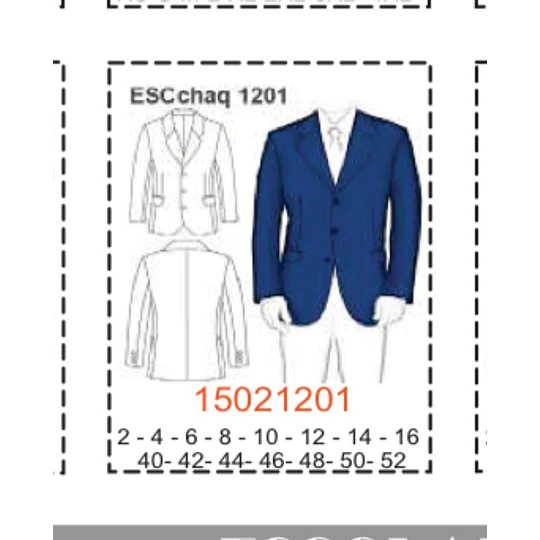 MOLDE ESCOLAR CHAQUETAS