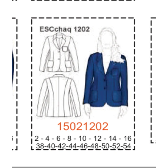 MOLDE ESCOLAR CHAQUETAS